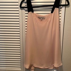 Beautiful LOFT blouse with velvet straps.